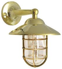 Solid Brass Nautical Starboard Sconce