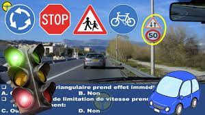 examen code de la route France 2023 😘 test gratuit 2 - YouTube