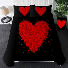 Red Heart Bedding