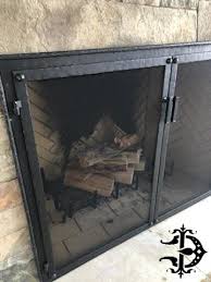 Fireplace Doors Screen Iron It Out