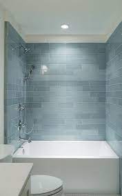 Baths Tiled In Beautiful Sea Glass Blue