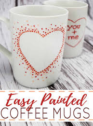 easy diy painted coffee mugs