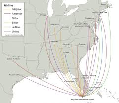 what airlines fly direct to key west