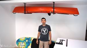 hi port 2 2 kayak or sup ceiling rack
