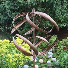 The Copper Sphere Wind Spinner 208cm Tall