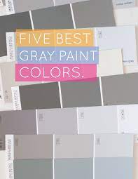 5 best gray paint colors