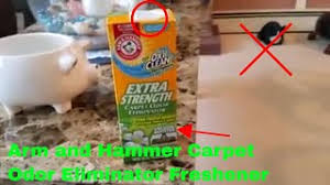how to use arm and hammer carpet odor