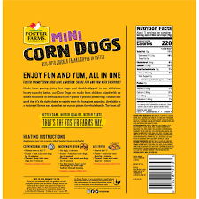 foster farms bite sized mini corn dogs