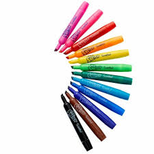 Sanford Mr Sketch Watercolor Markers Scented Assorted Colors Set Of 12