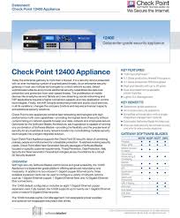 Check Point Appliance Pdf