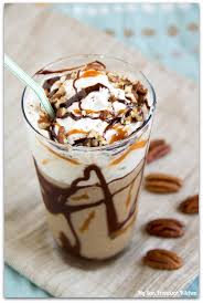 blended turtle iced coffee