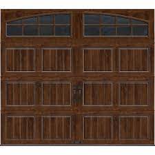 ultra grain walnut garage door