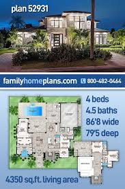plan 52931 terranean style home