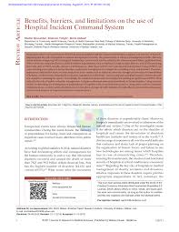 Hospital Emergency Incident Command System Heics 3rd