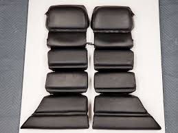 Rear Seat Backrest Cushion Set Black
