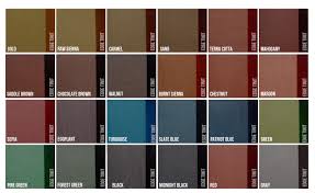 concrete sn color chart for sning