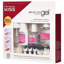 kiss brush on gel nail kit walgreens