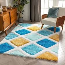 soft fluffy large gy rug