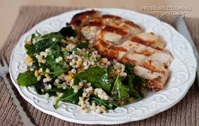 instant pot kale and harvest grains salad