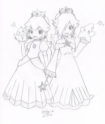 Discover (and save!) your own pins on pinterest. Rosalina Peach And Daisy Coloring Pages Coloring Home