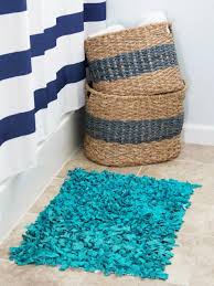 bath rug from upcycled t shirts