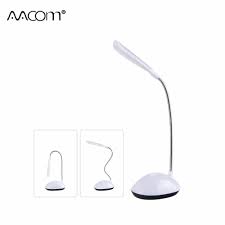 Us 1 98 42 Off Mini Led Desk Lamp High Lumen Flicker Free 4 Leds Didoe Table Lamp Eye Protection Table Light Aaa Battery Powered In Desk Lamps From