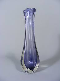 Murano Sommerso Art Glass Vase Vintage