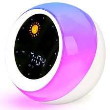 Amazon Com I Code Sun Moon Rise Kids Alarm Clock Children S Sleep Trainer Sleep Sound Machine Wake Up Light N In 2020 Kids Alarm Clock Sound Machine Alarm Clock