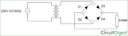 simple bridge rectifier circuit