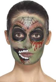day of the dead zombie makeup kit
