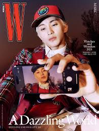 mark lee is the cover star of w korea