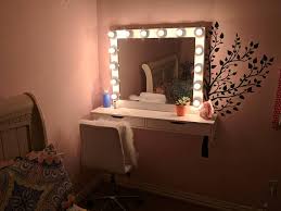 14 Bulb Vanity Mirror With Hollywood Lighting Perfect For Ikea Vanity Bulbs Not Included Charm Vanities