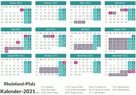 Nicht bewegliche feiertage in deutschland sind u. Ferien Rheinland Pfalz 2021 Ferienkalender Ubersicht
