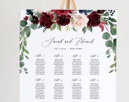 Seating Chart Etsy