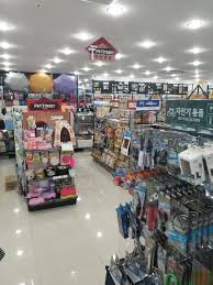 Dasio is a japanese dollar store, and they have locations throughout korea. Daiso Korea