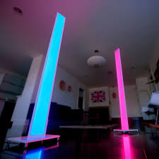 Tono Floor Mood Light By Koncept Lighting Mc1 Wht Flr Led Floor Lights Mood Light Led Floor Lamp
