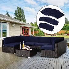 Outsunny Outdoor Patio Rattan Sofa Set
