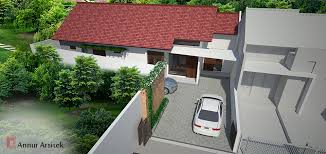 Rumah Mewah Minimalis Bandung Denah 3d I Annur Arsitek Asia