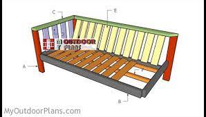 Backyard Sofa Plans Myoutdoorplans