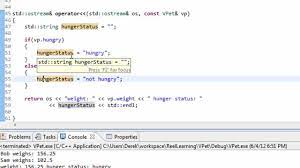 Overloaded Insertion Operator Example in C++ - YouTube
