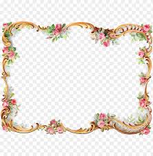 rose flower frame border png