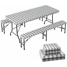 Vounot Set Of 3 Picnic Bench Covers