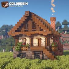 This instructable is a guide on how to build a log cabin in minecraft. Minecraft Inspiration On Instagram That Is Such A Cozy Little Cabin By Xgoldrobin Follow Minecra Minecraft Cottage Minecraft Mansion Cute Minecraft Houses