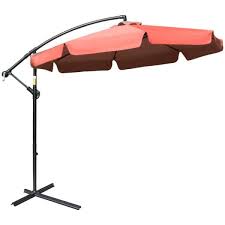 Outsunny 9 Ft Offset Hanging Umbrella
