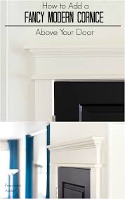 modern cornice above your door