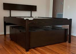 queen size platform bed frame with