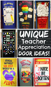 unique teacher appreciation door ideas