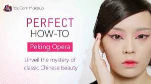 peking opera chinese makeup look