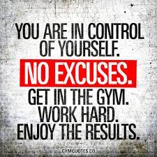 no excuses get in the gym gym es