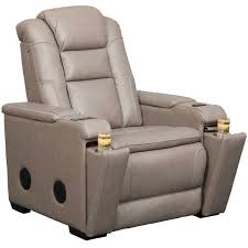 Chairs & recliners gliders leather. Boerna Power Recliner With Adjustable Headrest 7360713 Ashley Furniture Afw Com